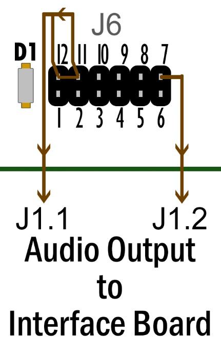 10) The sensor group 5, 6, 7, and 8 connects to J1-6, J1-8, J1-10, and J1-12 in order. If you are wiring a single track crossing, you can use either group on the J1 connector.