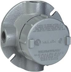 KILLARK GEC SERIES H A LO C OUTLET BODIES WITH MOUNTING FLANGE 1/2, 3/4 and Bodiesj Class I, Div.