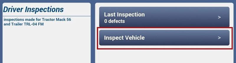 Logging Off/End of Day While in On Duty, Not Driving status, do a full inspection.