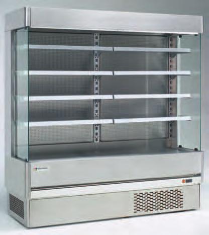 126 CRONUS Tiered Display General Purpose and Meat Temperature Models AVAILABLE IN 2 DEPTHS 22 2007 330 456 240 1231 604 2007 440 646 240 1207 627 CRONUS Tiered Display - Without shutter Stainless