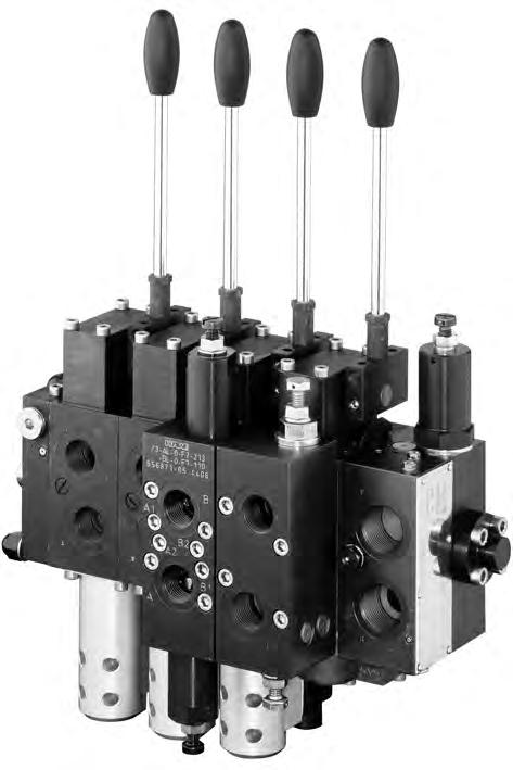 Proportional directional spool valve type PSL, PSM, and PSV according to the Load-Sensing principle size 3 (valve bank design) 1.