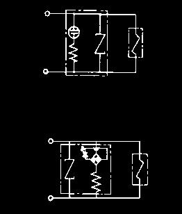 suppressor Surge voltage suppressor Light/Surge voltage suppressor Symbol S Z S Z Grommet (G) Varistor Red Black Coil Grommet terminal (E) Conduit terminal (T) DIN terminal (Y) L plug connector (L) M
