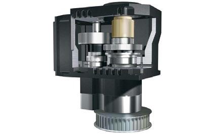 MAIN SPINDLE FEATURES 3SPINDLE TYPES Inline Drive The standard configuration for most Haas 40-taper VMCs is an inline direct-drive spindle that is coupled directly to the motor to provide excellent