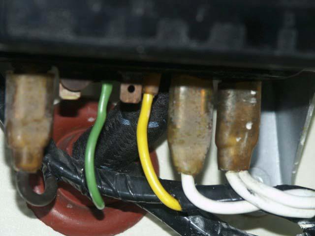 wire, make a short jumper, to connect these two wires together as shown in the following picture: Now replace the cover, and re-mount the regulator,