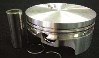PISTONS PBM FORGED POWER PISTONS 350 SBC Flat Top.927 pin -5cc valve pocket CUBIC ROD COMP WEIGHT C/R PISTON RING PART# BORE STROKE INCH LENGTH HEIGHT GRAMS 64CC PART # PF4000550 4.000 3.480/3.