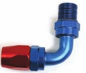 -4 50445* -6 50645* -8 50845* -10 51045* -12 51245* Pro-Flo Full Swivel Reusable Pipe Hose Ends Red & blue anodized. Reusable aluminum swivel S.A.E. 37 (JIC/AN) 45 90 Red & blue anodized. AN Part No.