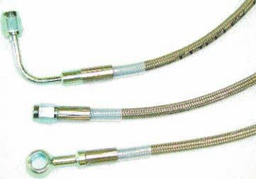 HOSE FITTINGS -3 AN DOT conforming Street Legal Brake Lines will improve your 60 to 0 performance braking needs.