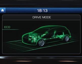 And to help you monitor your driving performance, the High Performance Driving Data function allows you to display