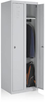 BASE UNITS Designed to facilitate cleaning beneath lockers and allow air to circulate To be fitted beneath a starter unit (required) + successive add-on units Tubular steel structure 40 x 20 mm Light