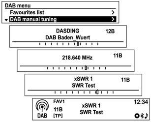 7-14 Infotainment System When you set-up the Auto linking DAB-FM is activated, if the DAB service signal is weak, the