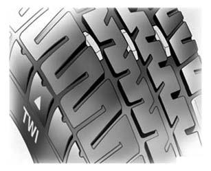 Tread Depth Check tread depth at regular intervals. Tyres should be replaced for safety reasons at a tread depth of 2-3 mm (4 mm for winter tyres).