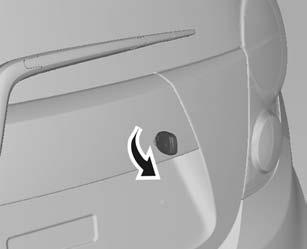 { Warning Use the child locks whenever children are occupying the rear seats. To close the child security door lock, move the lever up to the lock position.