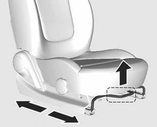 3-4 Seats and Restraints between your head and the headlining. Your thighs should rest lightly on the seat without pressing into it.