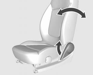 Seat Adjustment { Danger Do not sit nearer than 25 cm(10 inches) to the steering wheel, to permit safe airbag deployment.
