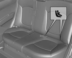 3-22 Seats and Restraints To install a child restraint which comes equipped with ISOFIX low and Top-tether anchorage attachments, follow the instructions supplied with your child restraint.