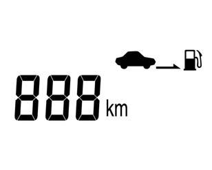 Instruments and Controls 5-21 Driving distance for remaining fuel This mode indicates the estimated driving distance to empty from the current fuel in the fuel tank.