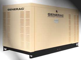 18 / 20 / 25 kw Generac offers liquid-cooled, low displacement models with outputs of 18, 20 and 25 kw.
