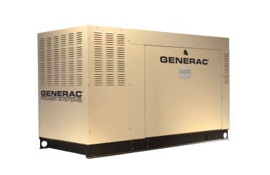 30 / 35/ 45/ 60 kw Generac s 30 to 60 kw systems are ideal for many commercial applications.