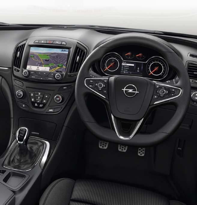 SRi Hatchback/Saloon/Sports Tourer Features over and above SC include: Infotainment Opel OnStar personal assistant with Wi-Fi, emergency and crash response, destination download*, smartphone vehicle