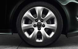 A choice of spacesaver or full-size steel spare wheel and tyre is available on most models as an extra-cost option. Fitting the full-size spare wheel will reduce luggage capacity.