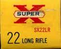 WINCHESTER of CANADA 1965 Winchester-Western Issues L-1.22 LONG (HIGH VELOCITY). "SUPER-X". Yellow and white box with red and black printing.
