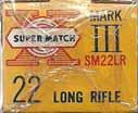 Same as LR-3 except dummy cartridges. LR-4.22 LONG RIFLE (MATCH). "SUPER MATCH".