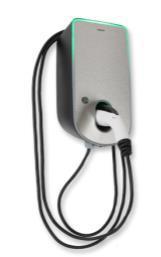 12 Chago Point Compact wall or pole mounted charging point. Versions for 16A Mode 2 and 3x32A Mode 3.