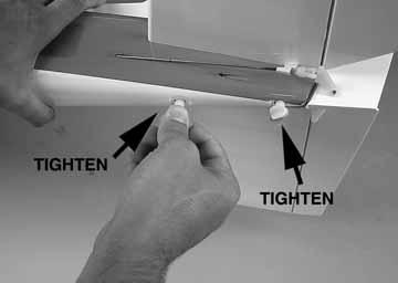 During installation, make sure the rudder control horn is below the elevator so that it