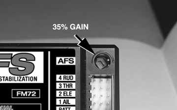 4. If the fuselage is level when lifting the model with your fingers anywhere between the lines, the C.G. is correct. Proceed to the checklist in the following section.