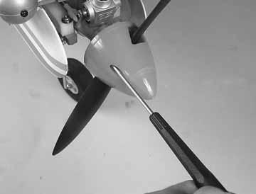 MAINTENANCE TIPS Clean Up After flying for the day, use your fuel pump to drain excess fuel from the tank. After each day's flying, use spray cleaner and paper towels to thoroughly clean the model.