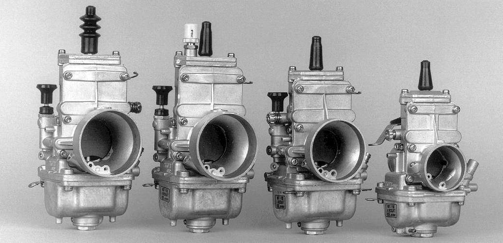 TM Carburetors FLAT SLIDE CARBURETORS Mikuni's TM Series flat side carburetors provide a significant performance improvements over older round slide carburetors.