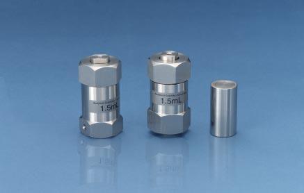High Flow Series Stainless Steel, Biocompatible PEEK Complete Assembly - Cartridge and Housing Stainless Steel Assembly SS 800 µl 431-0800 Assembly SS 1.0 ml 431-1000 Assembly SS 1.
