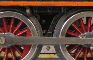 The Type 2 mo- Type 1 Motor, right side with brushes, drum commutator, Type 1 Motor Pickup assembly, 390 locomotive.