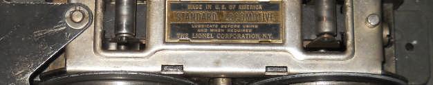 Type 5 nickel finished pickup assembly with pickup plate label STANDARD LOCOMOTIVE Contact plate.