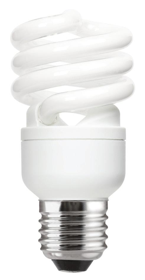GE Lighting Spiral T2 10,000 & 8,000 hours Compact Fluorescent Lamps Integrated 8W, 12W, 15W, 20W and 23W for EU DATA SHEET information The T2 10,000 & 8,000 hours spiral lamps are one of the most