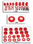 Polyurethane/Stainless Brake Lines track arm bushing kits: REPLACED Description POLY # BY OMIX # 1987-95 WRANGLER, FRONT OR REAR (NEED 2) 1-1202 18368.01 1997-06 WRANGLER, FRONT 1-1205 18368.
