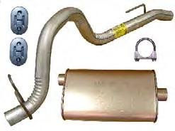 EXHAUST 17609.01 17620.09 4 1 17609.03 3 17615.07 1 2 17609.06 17611.03 1 Exhaust 1 REPLACEMENT MUFFLERS 1941-45 4 CYLINDER MB & GPW, OVAL 17609.01 1946-71 4 CYLINDER 134 CJ, ROUND 17609.