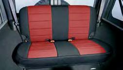 13263.53 Rear Seat Covers Neoprene, 03-06 Wrangler 13213.