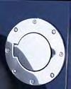 Stainless & Billet Style Gas Hatch Covers Create a custom look in just a few minutes. This special design fits directly over the existing gas cap opening.