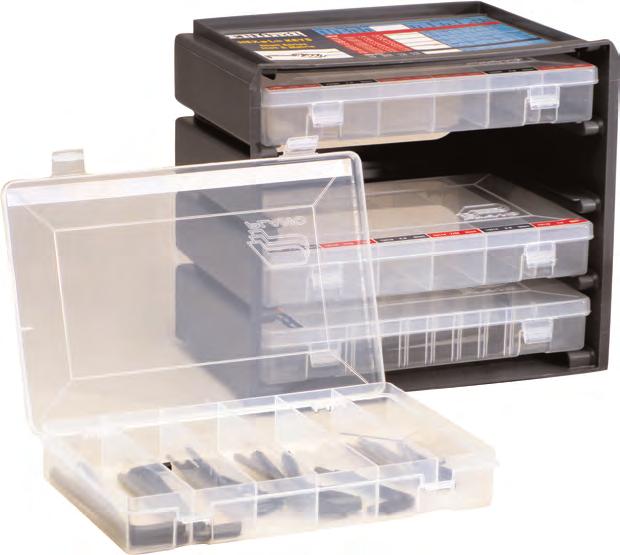 l-key organizersl ke key organizers These tough, four drawer / 22 compartment organizers come complete with one shelf pack quantity of each of the sizes contained in the series.