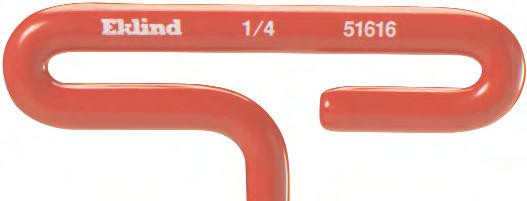 Individual hex T-keys Item Tip Dimensions Handle Width (in) Shaft Length (in) Cushion Grip Hex T-Keys - Inch s - 6" Series 51605 5/64 3 6 51606 3/32 3 6 51607 7/64 3 6 51608 1/8 3 6 51609 9/64 3 6