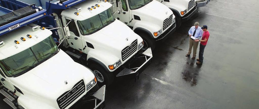 MANAGE YOUR FLEET. NOT YOUR TIRES. From emissions standards and hours of service regulations to escalating costs, managing your fl eet is more complex than ever.