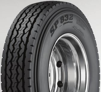 MIXED-SERVICE ALL-POSITION SP 581 Mixed-Service All-Position Tire For On- And Off-Road. Sidewall Protector Ribs, Profile and Compound help resist sidewall scuffing, cuts and punctures.