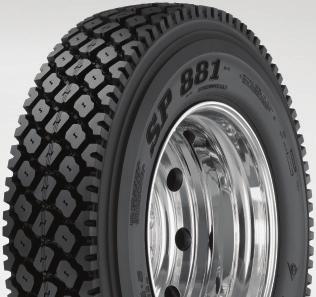 MIXED-SERVICE ALL-POSITION SP 831 Mixed-Service All-Position Tire For On- And Off-Road. Tread Compound helps resist cuts and chips for enhanced toughness, long original tread life and retreadability.