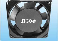 INSTRUMENT COOLING FAN AC AXIAL FAN CODE - JG-AC 8025 Size : 80 x 80 x 25 mm Bearing System : Sleeve Bearing & Ball Bearing Impeller : Plastic with Fiber Glass filled UL 94V-0 Housing : Die Cast
