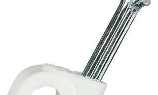 CABLE NAIL CLIP CIRCLE CABLE NAIL CLIP APPLICATION Cable clips are devices that are used