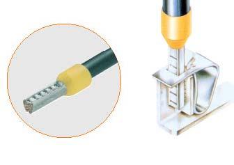 compact structure and handle design ensure perfect crimping effect.