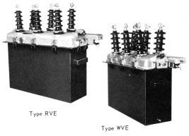 Reclosers Type RVE and WVE, Three-Phase Maintenance Instructions Cooper Power Systems S280-40-5 Service Information 24.
