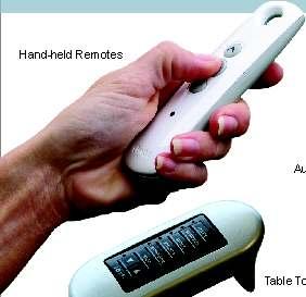 Hand-held Remotes KITCHEN LIVING RM Automatic Timers FAMILY RM FOYER ALL Table Top Switches Wall Switches CHOOSE YOUR CONTROL OPTION: INDIVIDUAL CONTROL, GROUP CONTROL OR BOTH INDIVIDUAL AND GROUP