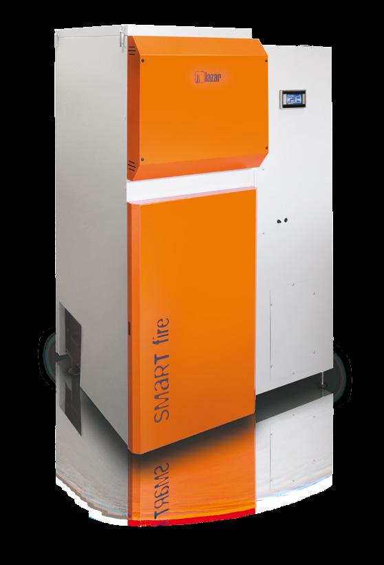 pellet biler SMART FIRE 69/81 Highly efficient pellet biler with autmatic peratin and, mdern and cnvenient adjutment.